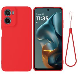zadný kryt Motorola Moto G06 - RUBBER Ochranný kryt pre Motorola Moto G06 / G06 Power červený