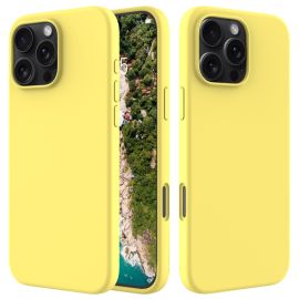 zadný kryt Apple iPhone 16 Pro Max - RUBBER Ochranný kryt pre Apple iPhone 16 Pro Max žltý