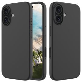 zadný kryt Apple iPhone 16 Plus - RUBBER Ochranný kryt pre Apple iPhone 16 Plus čierny