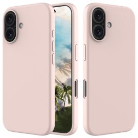 zadný kryt Apple iPhone 16 Plus - RUBBER Ochranný kryt pre Apple iPhone 16 Plus svetloružový