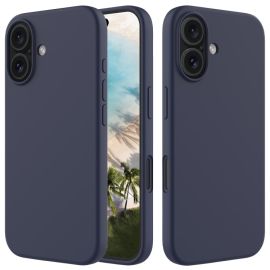 zadný kryt Apple iPhone 16 Plus - RUBBER Ochranný kryt pre Apple iPhone 16 Plus tmavomodrý