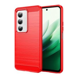 zadný kryt Xiaomi Redmi 15 5G - FLEXI TPU Ochranný obal Xiaomi Redmi 15 / Redmi 15 5G červený