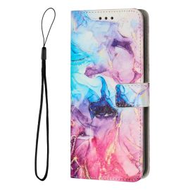 peňaženkové / vyklápacie puzdro Xiaomi Poco X7 - ART MARBLE Peňaženkový kryt pre Xiaomi Redmi Note 14 Pro 5G / Poco X7 BLUE PURPLE