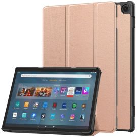 zaklápacie puzdro Amazon Fire Max 11 - LEATHER Zaklápací kryt pre Amazon Fire Max 11 ROSE GOLD