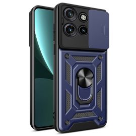 zadný kryt Motorola Edge 50 Neo - RING CAMERA Kryt s držiakom pre Motorola Edge 60 Neo / 50 Neo / ThinkPhone 25 modrý