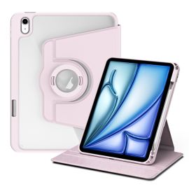 zadný kryt Apple iPad Air 11 2024 - CRYSTAL FLEXI 2v1 Zaklápacie puzdro pre Apple iPad Air 11 2025 / Air 11 2024 svetloružové