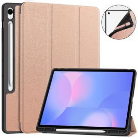 zaklápacie puzdro Samsung Galaxy Tab S10 FE+ - LEATHER Zaklápací kryt pre Samsung Galaxy Tab S10 FE+ ružový