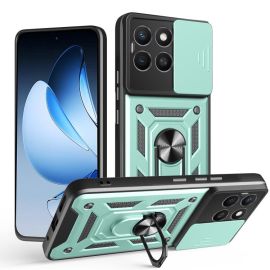 zadný kryt Honor X8c - RING CAMERA Kryt s držiakom pre Honor X8c zelený