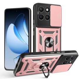 zadný kryt Honor X8c - RING CAMERA Kryt s držiakom pre Honor X8c ružový