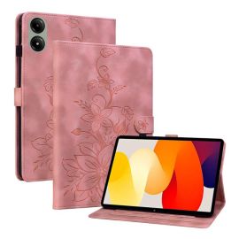 zaklápacie puzdro Xiaomi Redmi Pad 2 - ART LILY Zaklápacie puzdro pre Xiaomi Redmi Pad 2 ružové