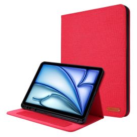 zaklápacie puzdro Apple iPad Air 11 2024 - FABRIC Zaklápací kryt pre Apple iPad Air 11 2025 / Air 11 2024 červený