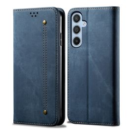 peňaženkové / vyklápacie puzdro Samsung Galaxy S25 5G - DENIM Peňaženkový kryt pre Samsung Galaxy S25 5G modrý
