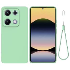 zadný kryt Xiaomi Redmi Note 14S - RUBBER Ochranný kryt pre Xiaomi Redmi Note 14S zelený