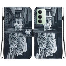 peňaženkové / vyklápacie puzdro Xiaomi Redmi 15 - ART Peňaženkový kryt pre Xiaomi Redmi 15 / Redmi 15 5G TIGER