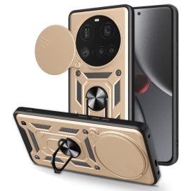 zadný kryt Xiaomi 15 Ultra - RING CAMERA Kryt s držiakom pre Xiaomi 15 Ultra zlatý