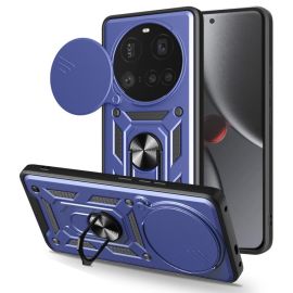 zadný kryt Xiaomi 15 Ultra - RING CAMERA Kryt s držiakom pre Xiaomi 15 Ultra modrý