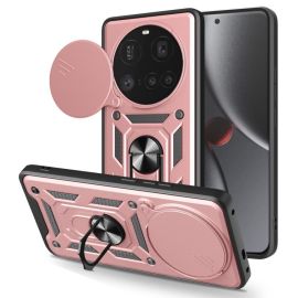 zadný kryt Xiaomi 15 Ultra - RING CAMERA Kryt s držiakom pre Xiaomi 15 Ultra ružový