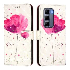 peňaženkové / vyklápacie puzdro Infinix Hot 50 Pro+ - ART Peňaženkový kryt pre Infinix Hot 50 Pro+ FLOWER