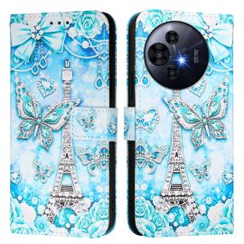 peňaženkové / vyklápacie puzdro TCL 50 Pro Nxtpaper - ART Peňaženkový kryt pre TCL 50 Pro NxtPaper PARIS BUTTERFLY