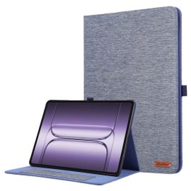 zaklápacie puzdro OnePlus Pad 3 - FABRIC Zaklápací obal pre OnePlus Pad 3 modrý