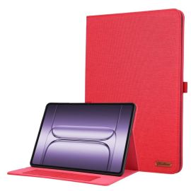 zaklápacie puzdro OnePlus Pad 3 - FABRIC Zaklápací obal pre OnePlus Pad 3 červený