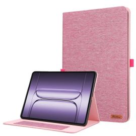 zaklápacie puzdro OnePlus Pad 3 - FABRIC Zaklápací obal pre OnePlus Pad 3 ružový