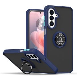 zadný kryt Samsung Galaxy A17 5G - SHADOW Ochranný kryt s držiakom Samsung Galaxy A17 / A17 5G tmavomodrý