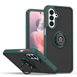 zadný kryt Samsung Galaxy A17 - SHADOW Ochranný kryt s držiakom Samsung Galaxy A17 / A17 5G tmavozelený