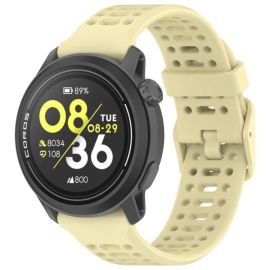 remienok na hodinky Coros Pace 3 - AIRY Silikónový remienok pre Coros Pace 3 žltý