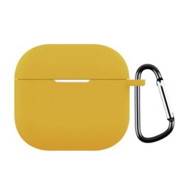puzdro na slúchadlá Apple Airpods - HOOK Silikónový obal pre Apple AirPods 4 žltý