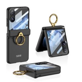 zadný kryt Xiaomi MIX Flip - GKK LARA Ochranný kryt so sklom pre vonkajší displej pre Xiaomi MIX Flip čierny