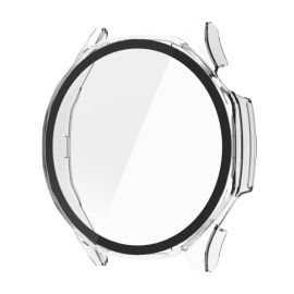 obal na hodinky Huawei Watch GT 5 46mm - PC FULL COVER Plastový kryt so sklom pre Huawei Watch GT 5 46mm priehľadný