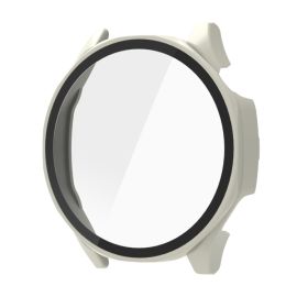 obal na hodinky Huawei Watch GT 5 46mm - PC FULL COVER Plastový kryt so sklom pre Huawei Watch GT 5 46mm béžový