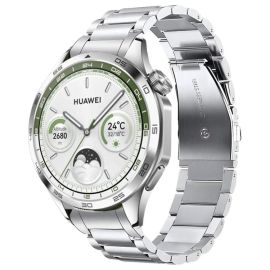 remienok na hodinky Huawei Watch GT 5 46mm - CLASSIC Kovový remienok pre Huawei Watch GT 5 46mm / GT 6 46mm strieborný