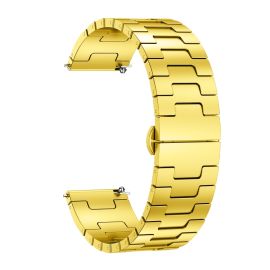 remienok na hodinky Huawei Watch GT 6 Pro 46mm - H-SHAPED Kovový remienok pre Huawei Watch GT 5 46mm / GT 6 46mm / Watch GT 5 Pro 46mm / GT 6 Pro 46mm zlatý