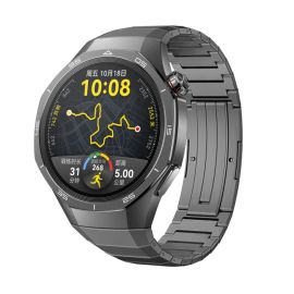 remienok na hodinky Huawei Watch GT 5 Pro 46mm - CLASSIC Kovový remienok pre Huawei Watch GT 5 Pro 46mm / GT 6 Pro 46mm TITANIUM GREY
