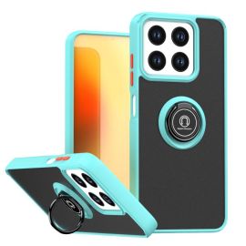 zadný kryt ZTE Blade A35 - SHADOW Ochranný kryt s držiakom ZTE Blade A35 svetlomodrý