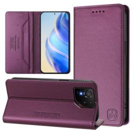 peňaženkové / vyklápacie puzdro Asus ROG Phone 9 Pro - RINA Zaklápacie puzdro pre Asus ROG Phone 9 / ROG Phone 9 Pro tmavofialové
