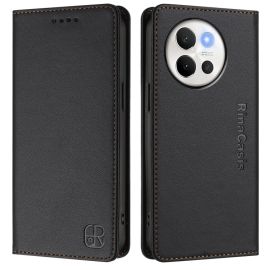 peňaženkové / vyklápacie puzdro Vivo V40 Lite 5G - RINA Zaklápacie puzdro pre Vivo V40 Lite 5G čierne