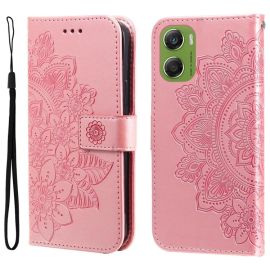 peňaženkové / vyklápacie puzdro Motorola Moto G06 - ART MANDALA Peňaženkový kryt pre Motorola Moto G06 / G06 Power ružový