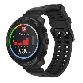 remienok na hodinky Polar - SILICONE Vymeniteľný remienok pre Polar Vantage M3 čierny