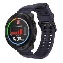 remienok na hodinky Polar - SILICONE Vymeniteľný remienok pre Polar Vantage M3 tmavomodrý