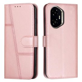 peňaženkové / vyklápacie puzdro Honor 400 - STITCHED Peňaženkový kryt pre Honor 400 5G ružový