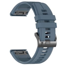 remienok na hodinky Garmin Forerunner 970 - SILICONE Vymeniteľný remienok QuickFit pre Garmin - šírka 22mm modro-šedý