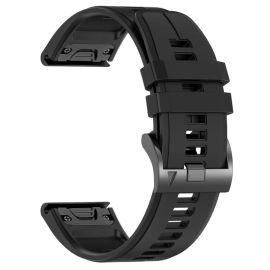 remienok na hodinky Garmin Forerunner 970 - SILICONE Vymeniteľný remienok QuickFit pre Garmin - šírka 22mm čierny