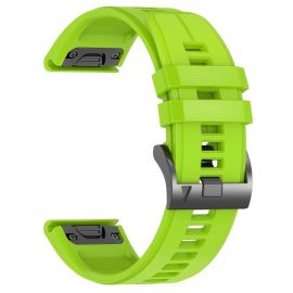remienok na hodinky Garmin Forerunner 970 - SILICONE Vymeniteľný remienok QuickFit pre Garmin - šírka 22mm svetlozelený