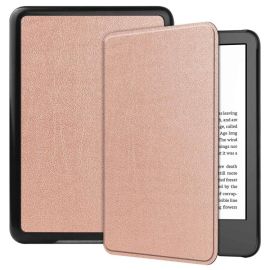 zaklápacie puzdro Amazon Kindle 2022 (11. generácia) - LEATHER Zaklápacie puzdro pre Amazon Kindle 11. generácia 2022 / 2024 ružové