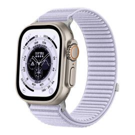remienok na hodinky Apple Watch 11 46mm - xDfind NYLON Vymeniteľný remienok pre Apple Watch 44 / 45 / 46 / 49mm fialový