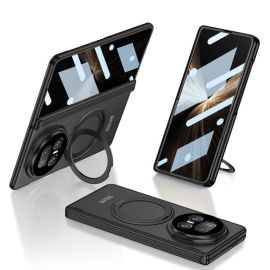 obojstranný kryt Honor Magic V5 - GKK ROTATE Ochranný kryt so stojanom Honor Magic V5 čierny