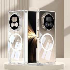 zadný kryt Honor Magic V5 - GKK SOFT MAGSAFE Ochranný kryt pre Honor Magic V5 priehľadný